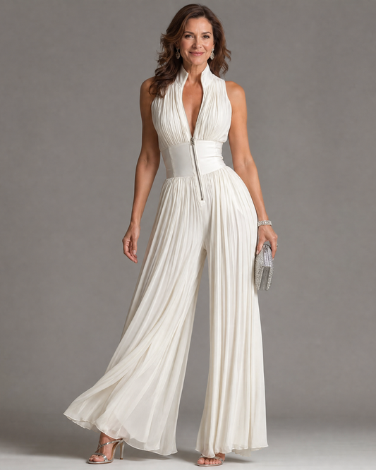 Zaira | Mono Elegante Plisado