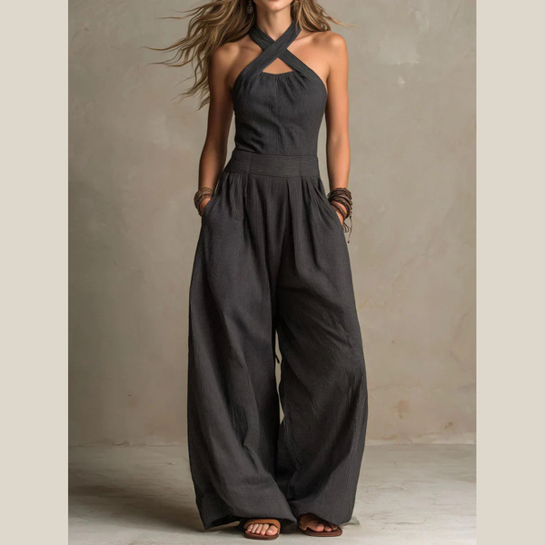 Adriana | Mono Elegante con Escote Cruzado