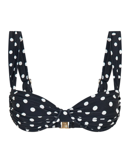Rhodes Top Black Polka