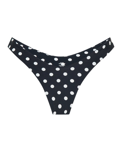 Positano Bottom Black Polka
