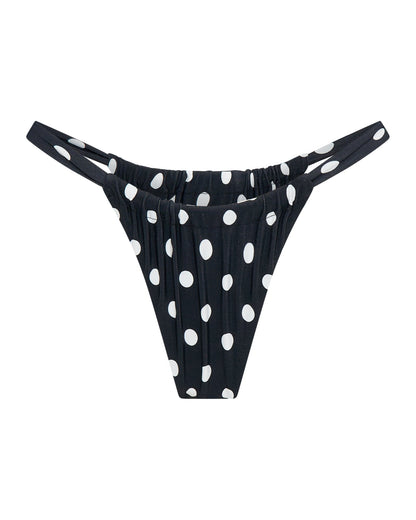 Rhodes Bottom Black Polka