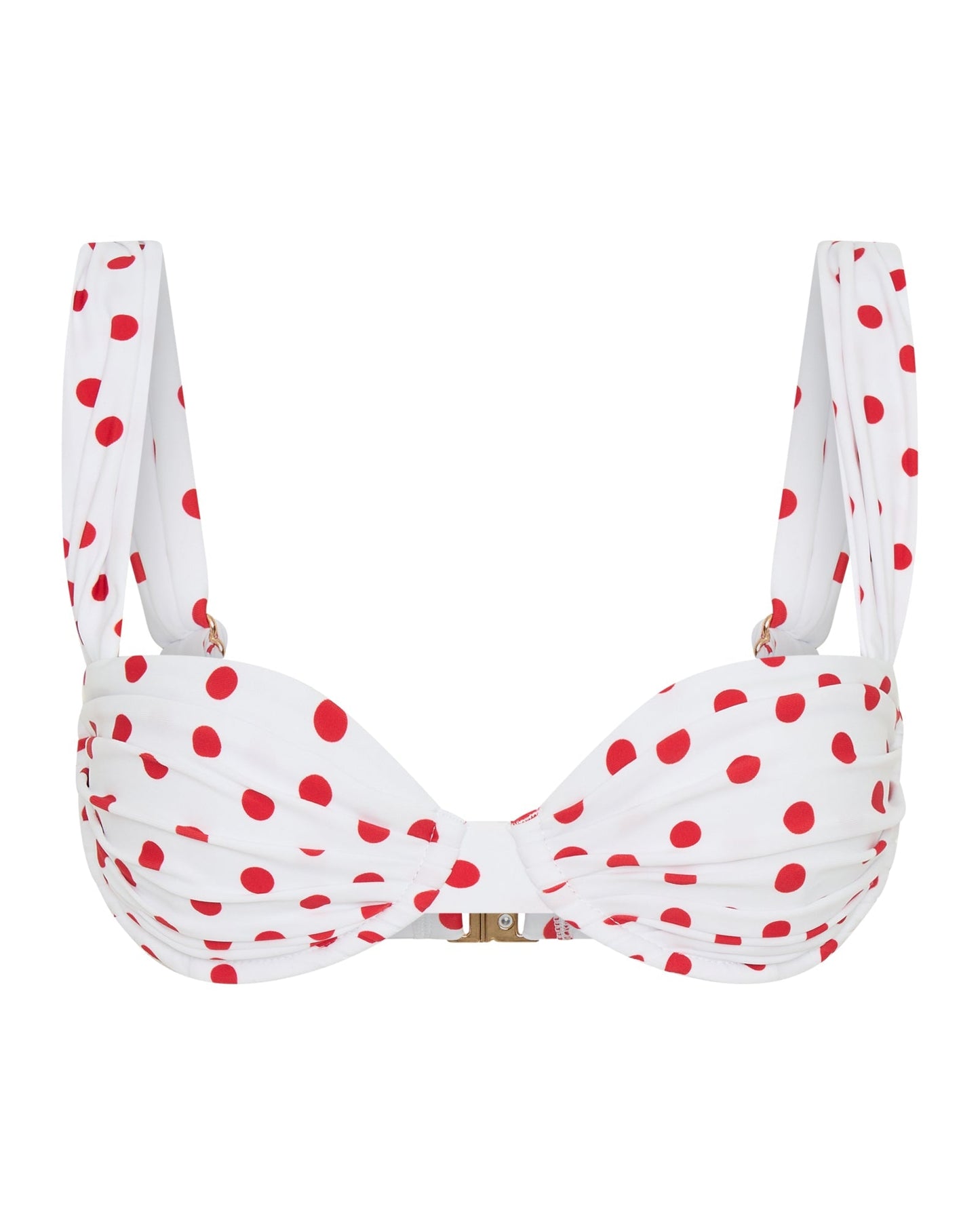 Rhodes Top Red Polka