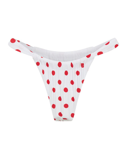 Rhodes Bottom Red Polka