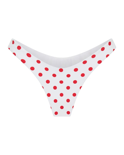 Positano Bottom Red Polka