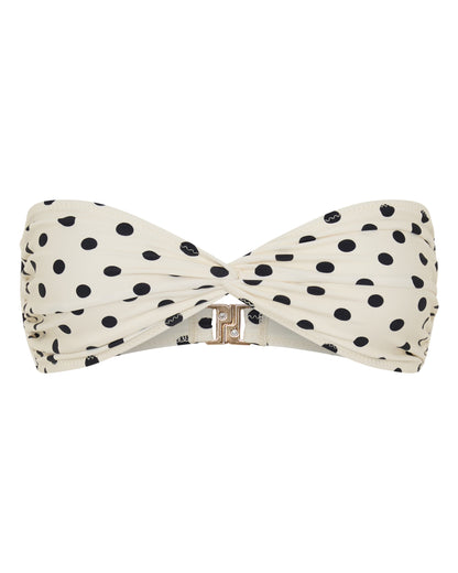 Positano Top Ivory Polka