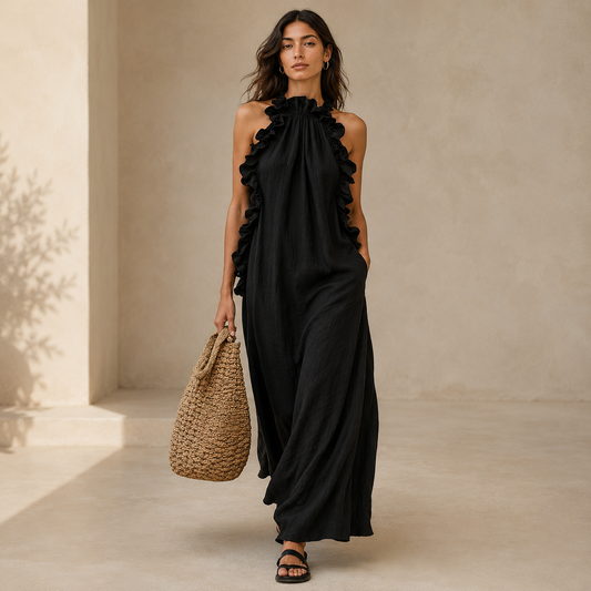 Gladys | Vestido Maxi con Bolsillos