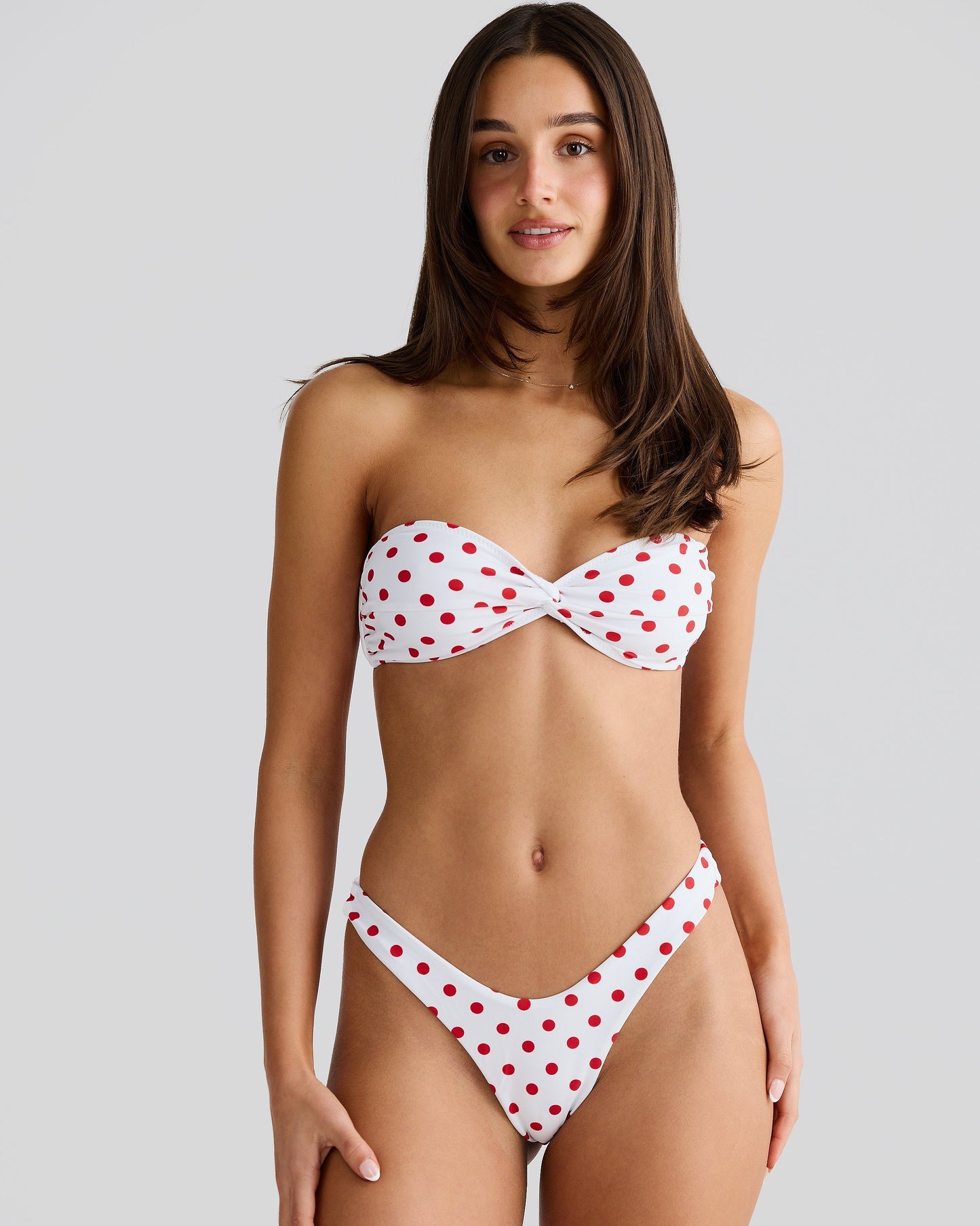 Positano Bottom Red Polka