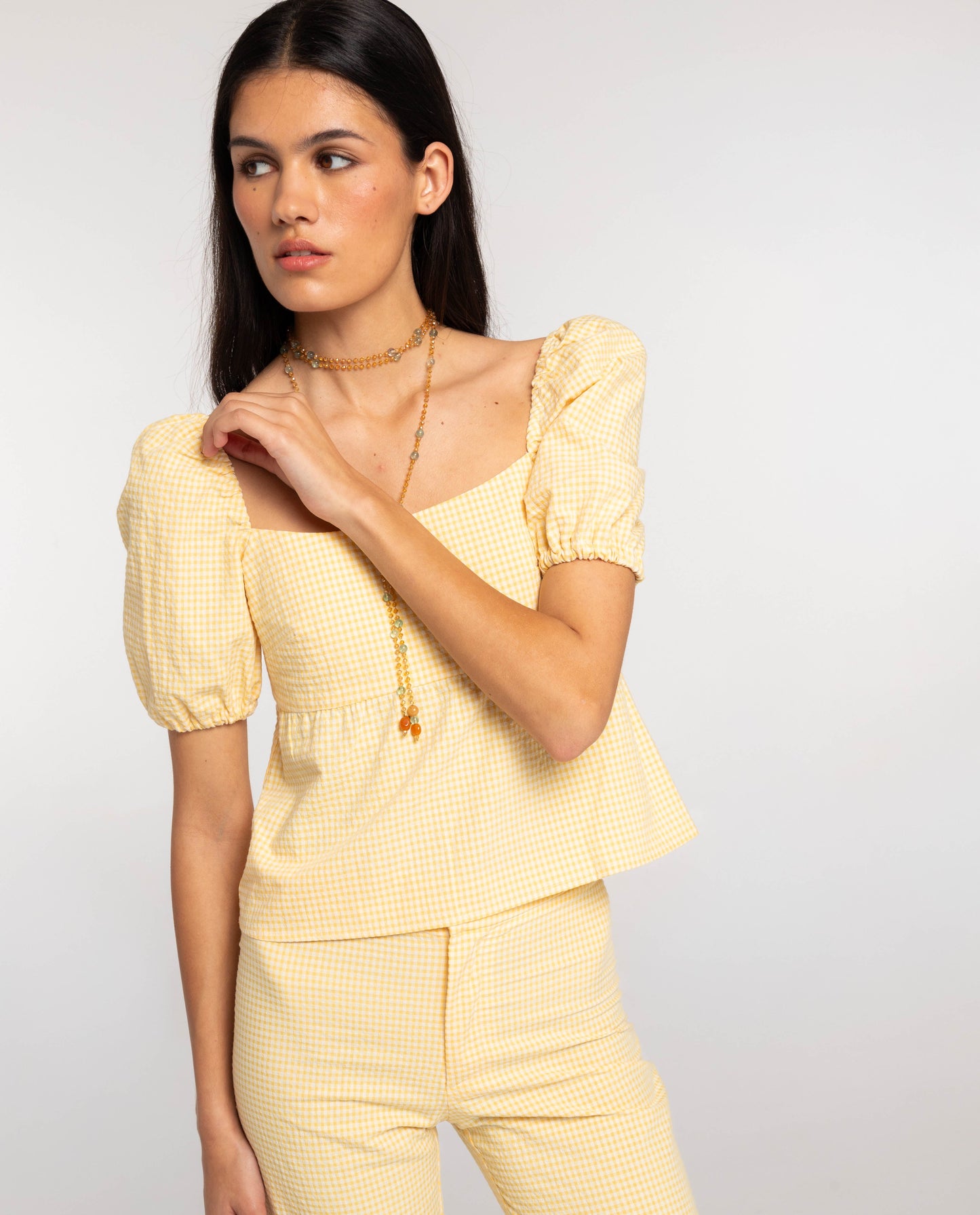 Penelope | Blusa de mangas abullonadas