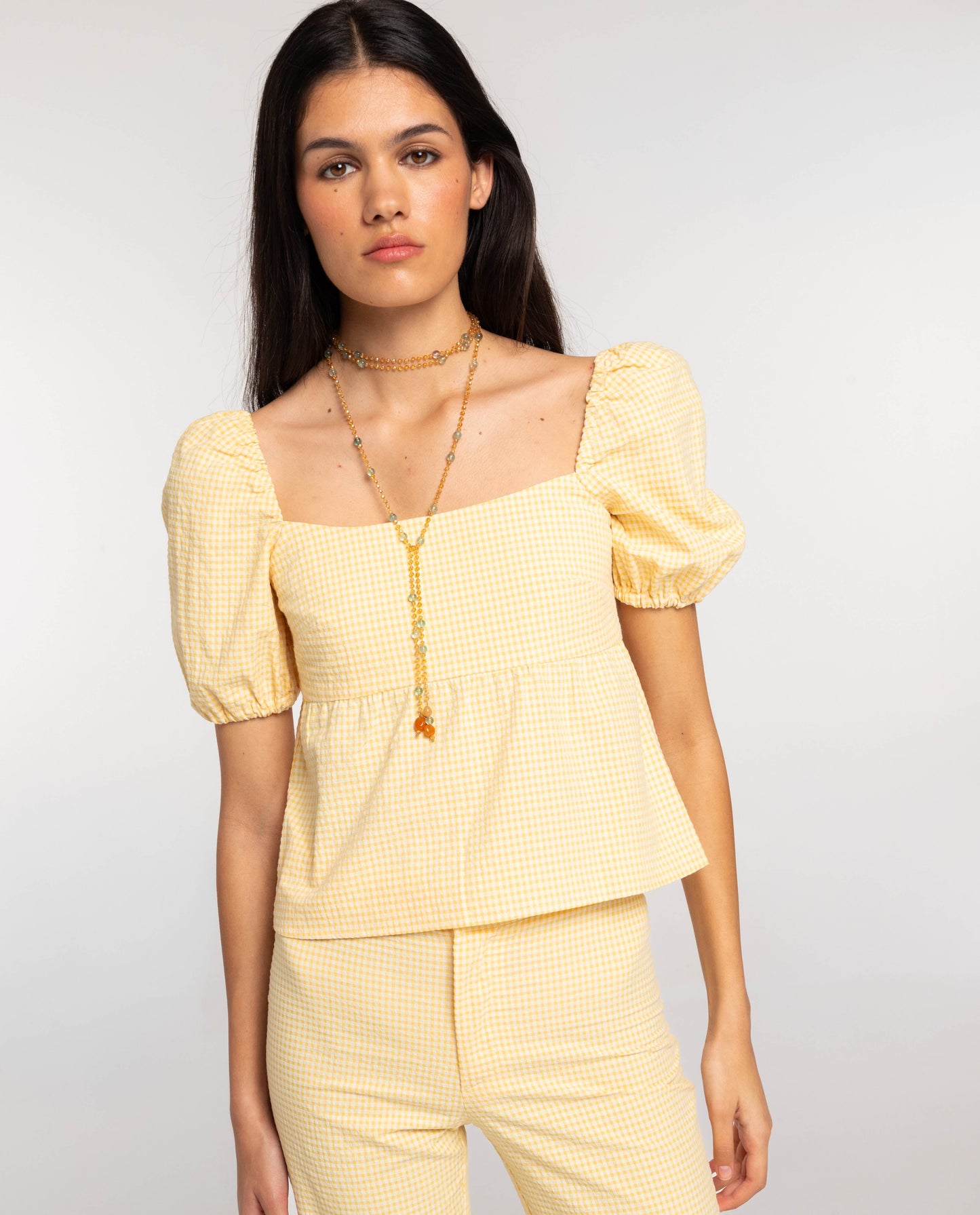 Penelope | Blusa de mangas abullonadas