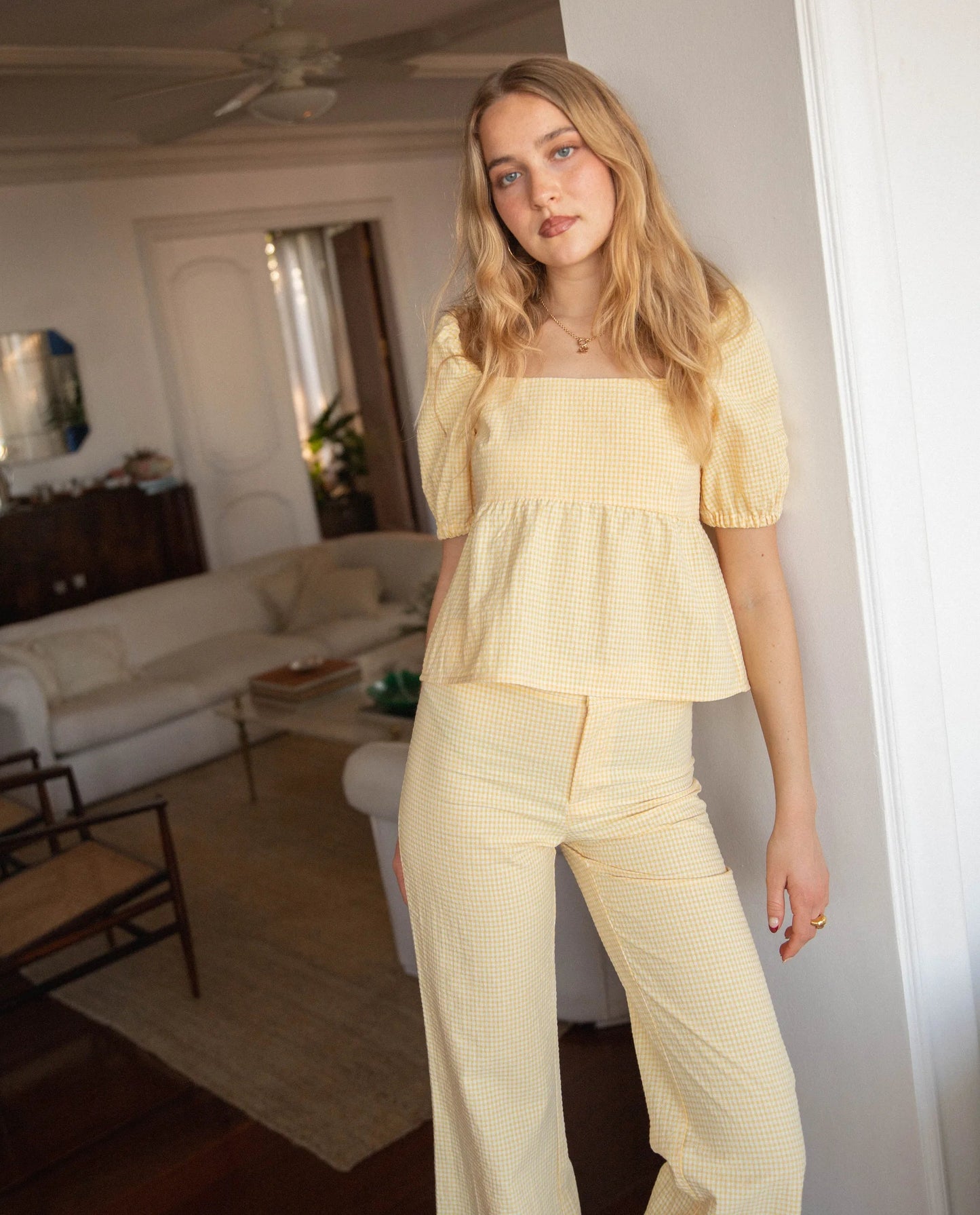 Penelope | Blusa de mangas abullonadas